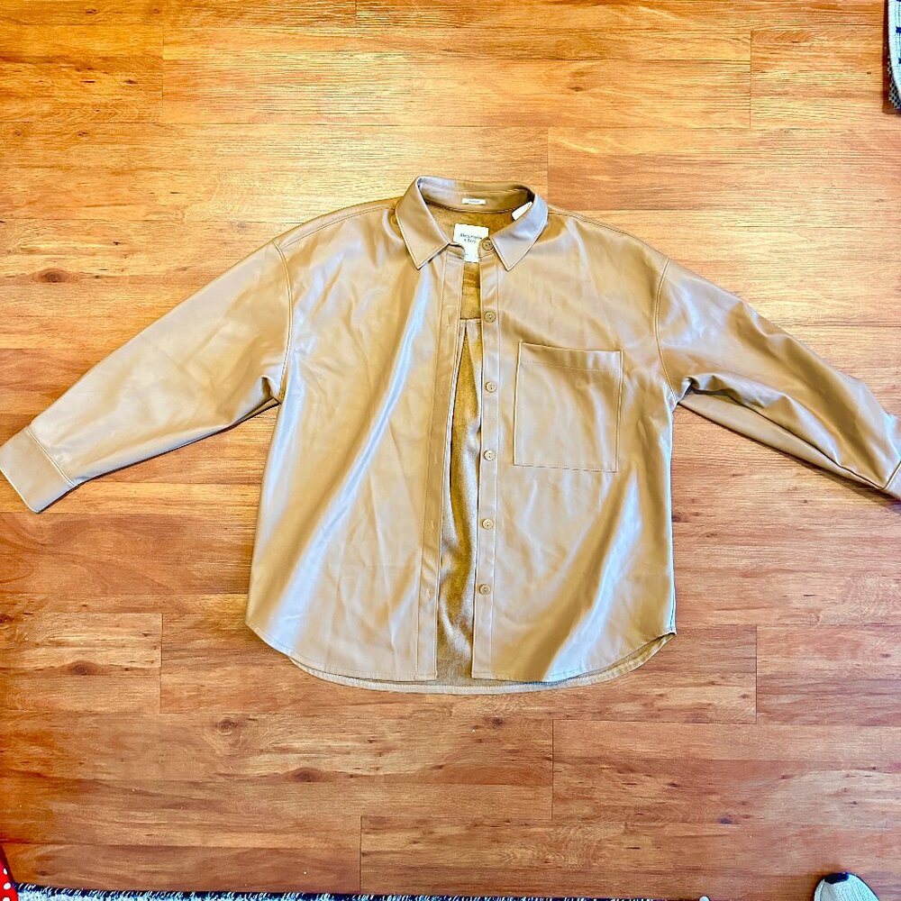 NWT Pleather Shacket